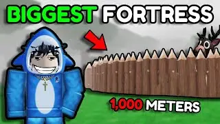 I Built The BIGGEST FORTRESS in Roblox 99 Nights...