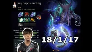 Dota 2 23savage (Faceless Void) 5 man chrono Ending