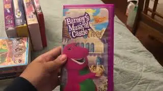 My Concert VHS Tapes and DVD from Barney, The Wiggles and Bob the Builder