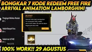 KODE REDEEM FF!! KODE REDEEM FREE FIRE TERBARU 29 Agustus 2024 HARI INI‼️