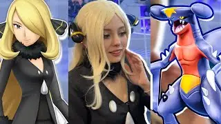 coloquei a cynthia de black white para abri carta pokemon #shorts