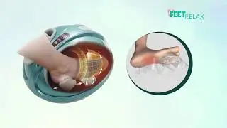 Masajeador de pies con calor infrarrojo Feet Relax