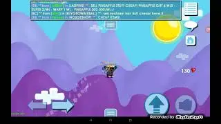 Growtopia ya yeni başlayan arkadaşımın kışkırttım // çok sinirlendi !?!?