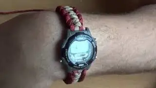 Браслет для часов из паракорда. Paracord watchstrap handmade