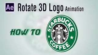 How to Create 3D Logos Animated Rotating | After Effects CC