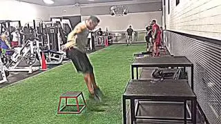 AF Training Videos - Backtrack Box Hop Over into Box Hop Over into Squat Box Jump