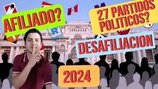 🔴🔴¡Alerta roja! ¿Estás afiliado a un partido político sin saberlo?-2024