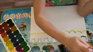 Рисуем с детьми 5-6 лет узоры акварелью