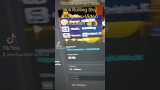 Multa tuli nyt taas uus Rolling Sky Läpipeluu-Video Youtubeen 👍👌 #arskamaster5 #rollingsky