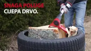 Leveraxe tehnika cijepanja drva