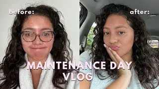 VLOG: Maintenance Day! | Lashes, Brow Lamination, Massage, Nails, etc. | Sloan Byrd