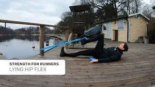 Lying hip flex - strength exercises for runners | TOT Endurance