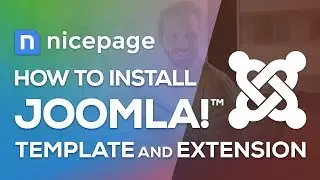 How To Install The Joomla Template and The Joomla Extension in Nicepage Website Builder