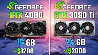 NVIDIA RTX 4080 16GB vs RTX 3090 Ti | Test in 6 Games