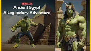 Marvel and DC Superheroes in Ancient Egypt: A Legendary Adventure