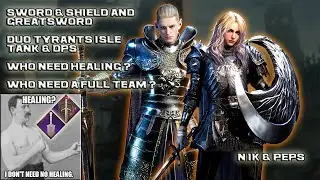 Throne and Liberty - Tyrant's Isle DUO TANK & DPS full clear - NO HEALER - NO FULL TEAM ! ( lvl50 )