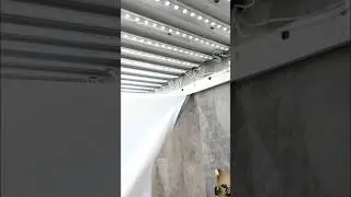 ошибки монтажа светового потолка с равномерной засветкой светодиодной лентой 