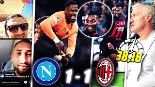 LES ÉNORMES RÉACTIONS NAPLES 1-1 AC MILAN : MAIGNAN ARRÊTE ENCORE UN PENALTY ET GIROUD DÉCISIF !