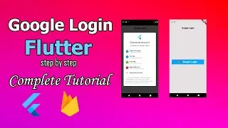 Google Login Flutter Step by Step full complete tutorial tamil using Firebase |Authentication |Dilip