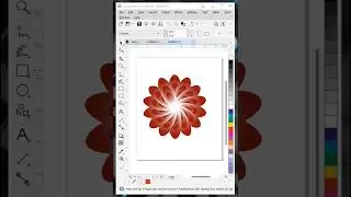 Flower Design in Corel Draw| CorelDraw Tutorial  #shorts #sonamgraphics #corel  #coreldrawtips #fyp