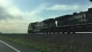 Chasing NS 145, Decatur, IL to Dawson, 4.12.17