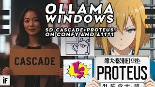 Cascade native on Comfy, Proteus, Ollama on Windows and Forge cascade extension