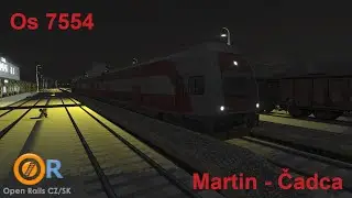 OpenRails CZ/SK - Os 7554 - Martin - Čadca -  ZSSK 671 + 071 + 971