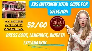 SCORE 50+ IN KVS INTERVIEW AND GET SELECTED