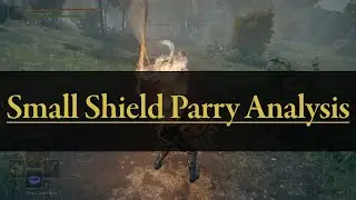 Elden Ring - Parry Skill - In-depth Analysis Frame by Frame - Widescreen (regular, small shield)