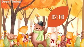 2 Minute Fall Timer with Relaxing Music!