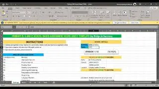 Excel lesson 4   Link Settings Sheet