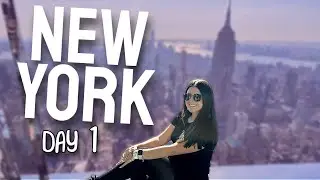 Vlog de Viagem NYC Dia 1 | Times Square, Summit, Empire State, Broadway e hospedagem em Secaucus