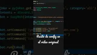 Bot Discord sencillo con Python