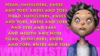 Children's Nursery Rhyme - Head Shoulders Knees and Toes