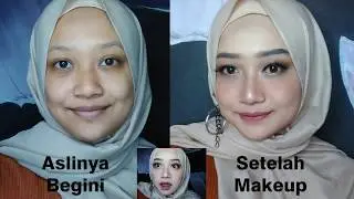 MAKEUP KONDANGAN BIKIN PANGLING (bridesmaid)  | TERINSPIRASI WEBTOON SECRET OF ANGEL VERSI HIJAB :V