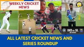 Sporty's Cricket Weekly EP 8 | Latest Cricket News | All cricket series roundup and news | cricket