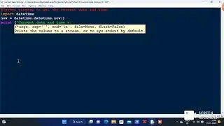Python Program 1 : To display the current date and time ⏰