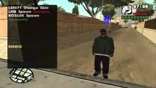 Gta San Andreas #17 - Skin Selector | Skin/Tip Seçme Modu | Tanıtım | İndir