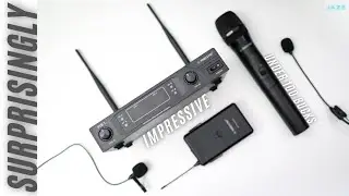 BEST WIRELESS Microphone SYSTEM under $100?! (with SOUND TESTS) - Phenyx Pro