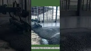 VANSE boom type concrete laser screed machine construction site 