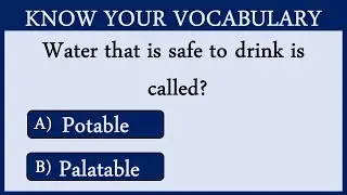 One Word Substitution Quiz 4: Do You Know Your Vocabulary? TAKE THIS TEST.