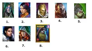 Top 8 Healer Raid Shadow Legends