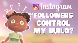 I Let My Instagram Followers Control My Build! // Animal Crossing New Horizons
