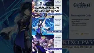 2.7 Redemption codes [Genshin Impact]