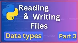 How to handle files in python?