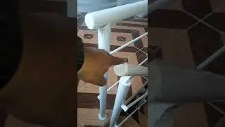 Guarda corpo seguido de corrimão tubular ....
