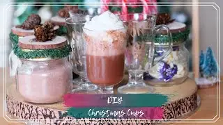 DIY Christmas Cups | Easy Glass Etching Project | Silhouette Cameo 4 Project