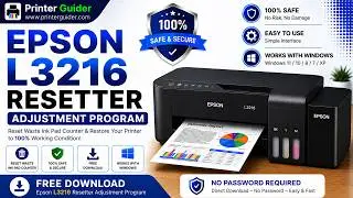 Epson L3216 Resetter Adjustment Program Free Download without Password | Printer Guider