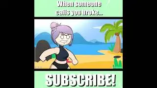 When someone calls you broke... #animation #memes #anime