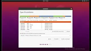 How to partition a hard drive and install a Linux system, specifically Ubuntu 20.0